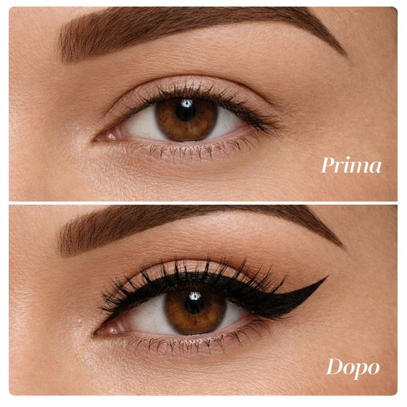 Eyeliner rotante a doppia punta